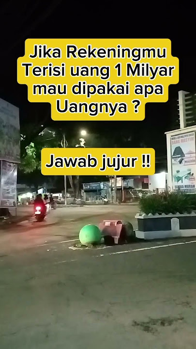 Uang 1 milyar  mau dipakai apa #shots #fypyoutube