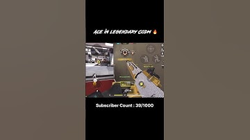 Ace in legendary Codm 🔥| MP Ranked Codmobile #codm #callofdutymobile #codmobile