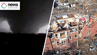 Hundreds feared dead and towns destroyed in lethal US tornado storm