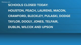 Central Georgia school closures: What to know about schedule changes due to potential severe weather