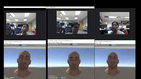 Realtime Facial motion capture using multiple cameras
