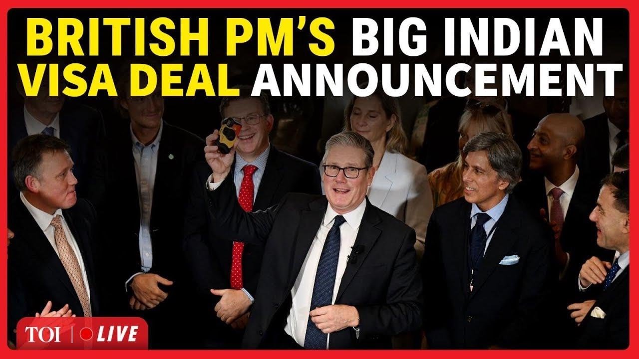 Keir Starmer In India LIVE | British PM’s Big Clarification On Visa Deal