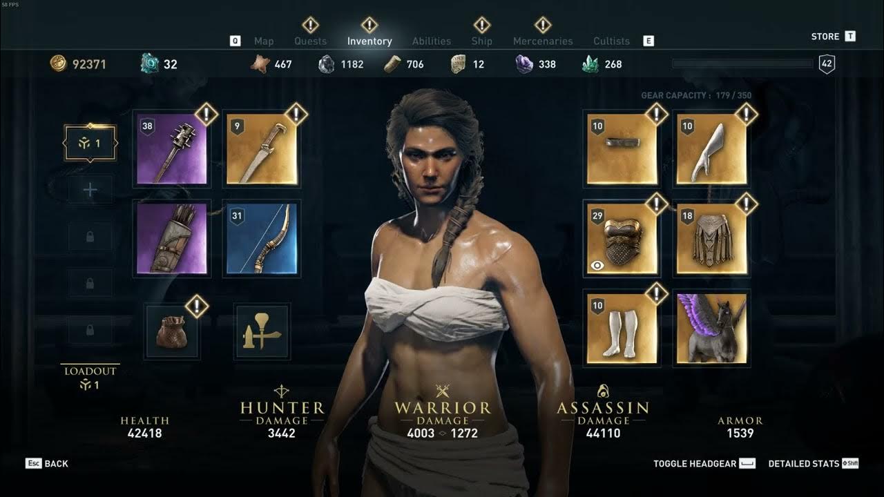 Assassin's Creed Odyssey How to equip the bare chested and oiled