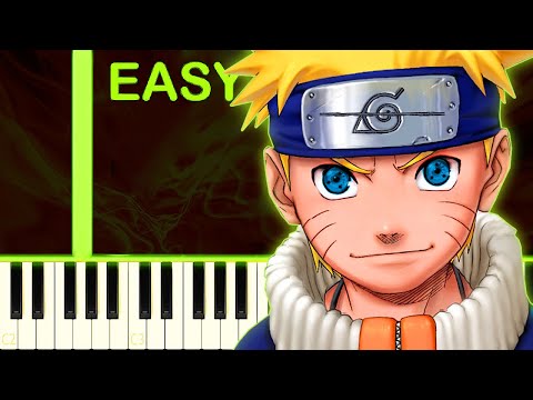 The Raising Fighting Spirit | Naruto - EASY Piano Tutorial