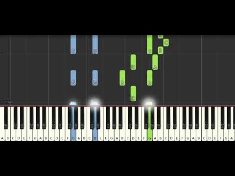 Rondeau Jean Joseph Mouret Easy Piano Tutorial Synthesia 