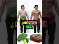 🥦🥩 ¿BRÓCOLI o CARNE? Que marca mas el ABDOMEN 😱🔥#Fitness #Salud #Nutrición #MrBeastStyle