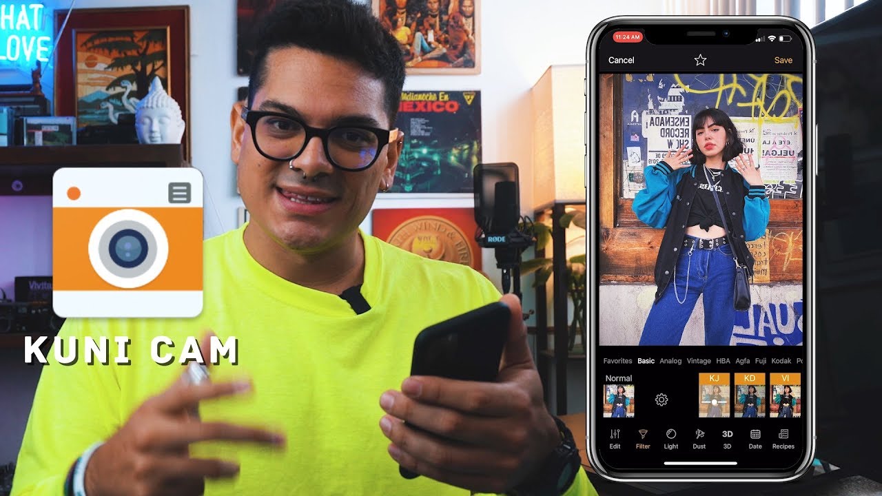 Mi APP FAVORITO DEL 2020 KUNI CAM // tutorial - YouTube