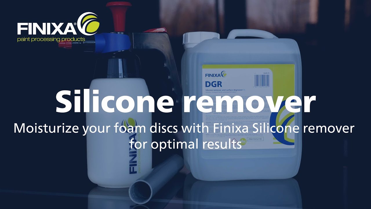 Moisturize your foam discs with Finixa Silicone remover for optimal results  