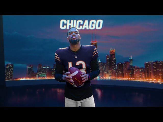 First look at Caleb Williams in a Chicago Bears uniform 👀 | 2024 NFL Draft