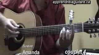 amanda - boston chords