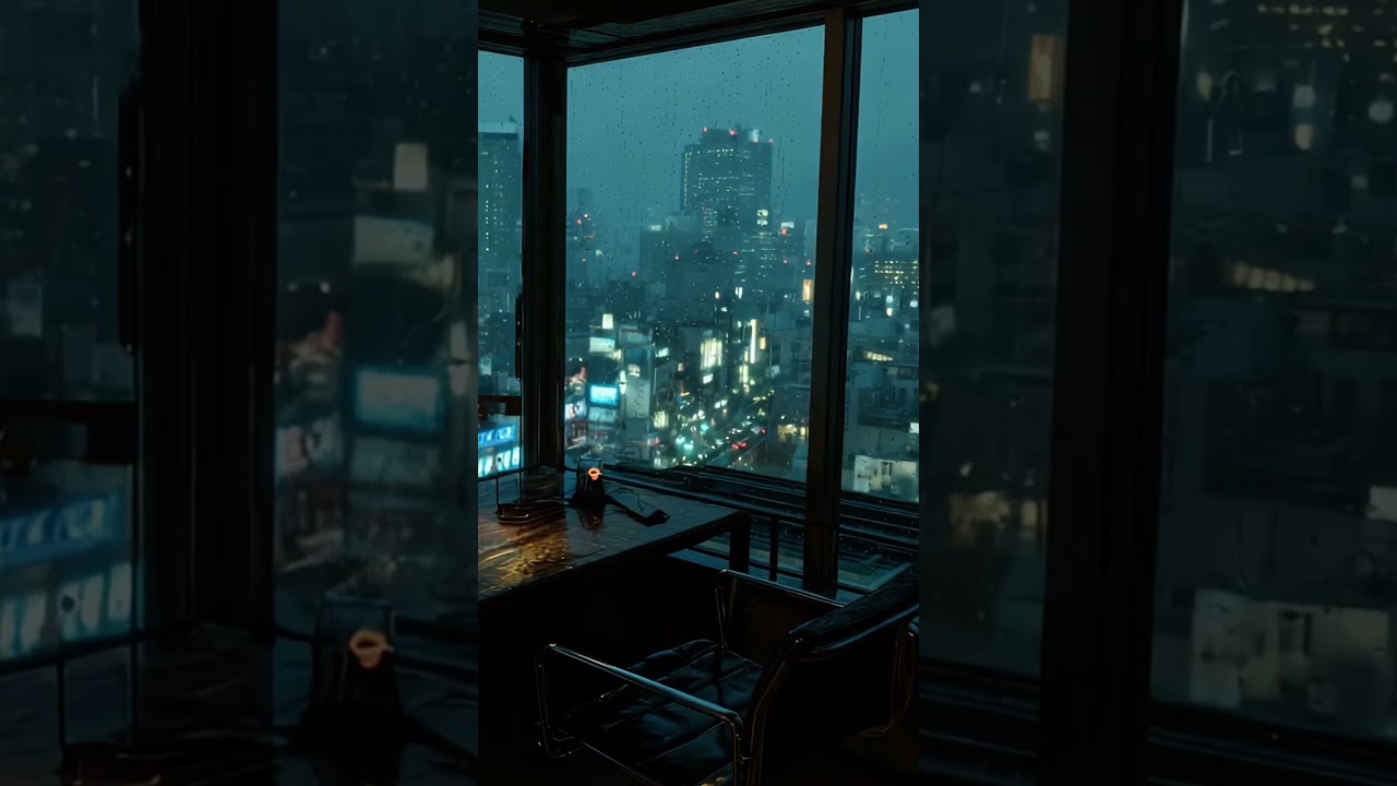 Rainy City • After-Hours View 🌧️
