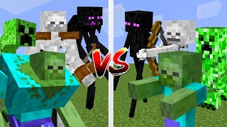 1 MUTANT MOB vs 100 MOBS | Minecraft Mob Battle