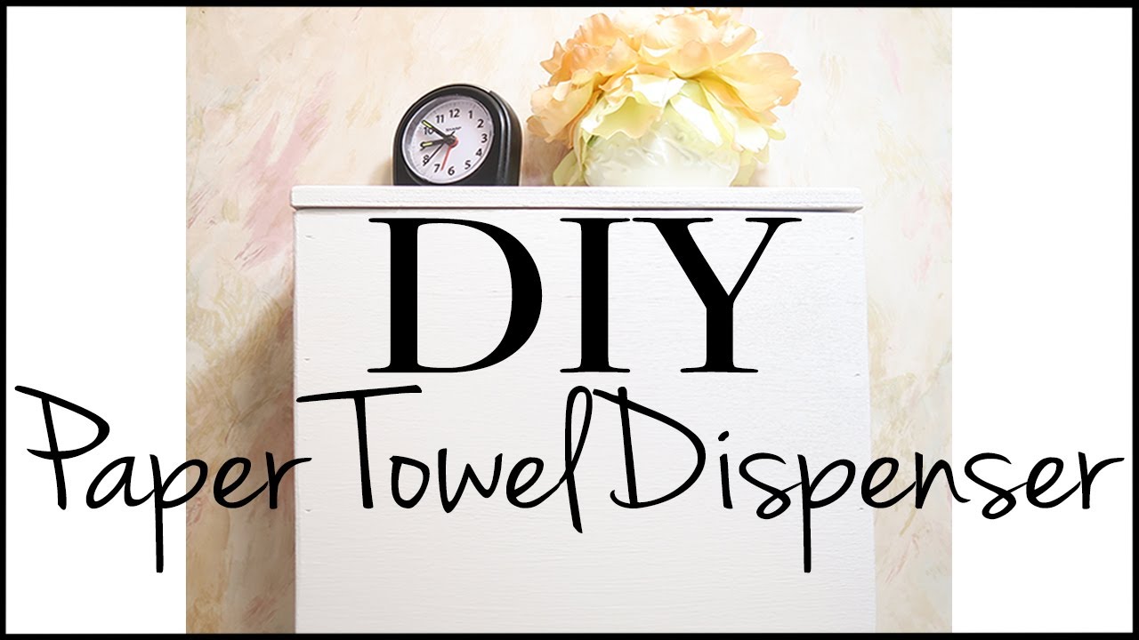 How to Make a TriFold Paper Towel Dispenser DIY Paper Towel
