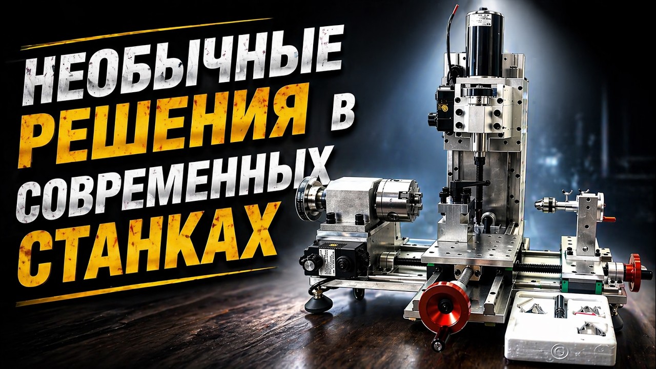 УНИВЕРСАЛЬНЫЙ СТАНОК 2025 ГОДА! СОВРЕМЕННАЯ ДОМАШНЯЯ МЕТАЛЛООБРАБОТКА