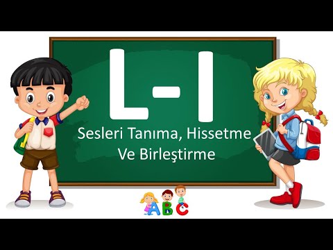 1.Sınıf Dik Temel Harflerle Okuma Yazma Öğreniyorum / 1.Grup Sesler Elakin / L sesi