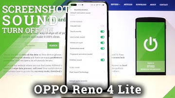How to Allow Screenshot Sound in OPPO Reno 4 Lite – Sound Settings