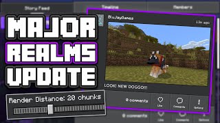 NEW! Realms Stories and Increased Render on Realms! | Sponsored Video #realmscampaign #minecraftclp by BluJay | Minecraft 2,461 views 1 month ago 5 minutes, 23 seconds