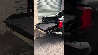 Our popular Heavy Duty Load Bed Sliding Tray in Black Demonstration