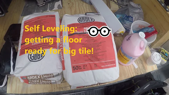 How to self level with Ardex Liquid back board.