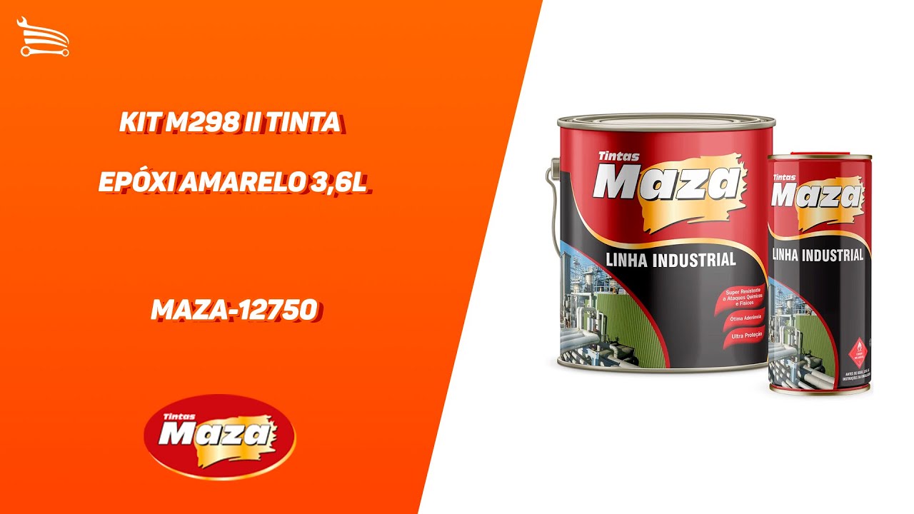 maa  Kit M298 II Tinta Epóxi Vermelho 3,6L - MAZA-12863