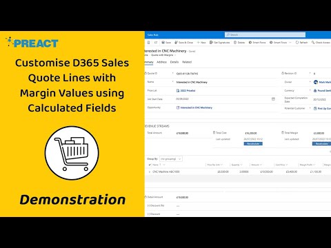 How to Customise Dynamics 365 Sales Quote Lines with Margin Values using Calculated Fields