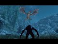 Maxed out werewolf vs legendary dragon  skyrim