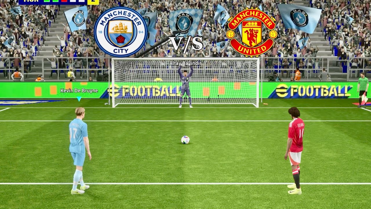 MAN UNITED VS MAN CITY PENALTY SHOOTOUT |HAALAND VS FERNANDEZ |MUN VS MNB HIGHLIGHTS
