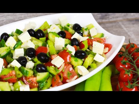 Türkischer Hirtensalat - Çoban Salatası | Frisch. knackig und lecker! | Canans Rezepte