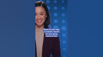 Group Interview Tip: How to Answer “Tell Me About Yourself” | #Indeed #Shorts