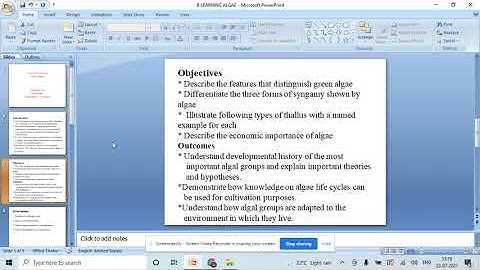 Introductory video of phycology (algae)