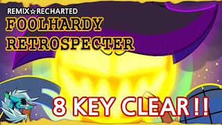 RetroSpecter Foolhardy, but with 8 keys CLEAR 8MISS (NON MOD-CHART VER)