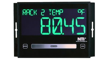 NTI ENVIROMUX® Programmable LED Sensor Display