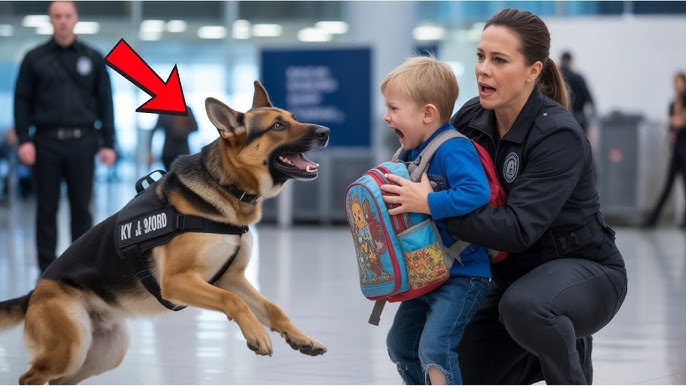 This Dog Saved a Crying Boy at the Airport But No One Knew Why - YouTube
