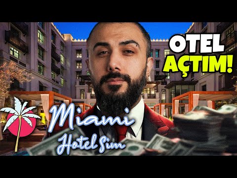 MİAMİ'DE OTEL AÇTIM! MİAMİ HOTEL SİMULATOR (İNCELEME) | Barış Can