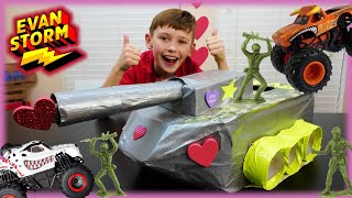 Valentine’s Day 80 Minute Compilation  Monster Trucks & Plastic Army Men