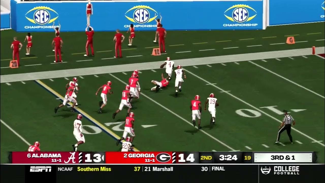 Jalen Milroe 51yard rushing TD 2025 NCAAFB Highlights YouTube