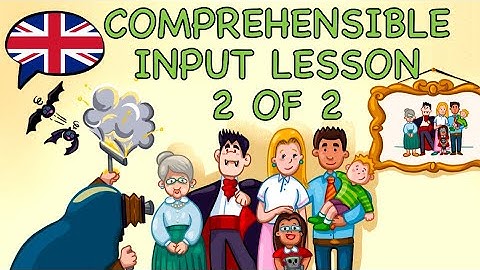 Basic English for Describing Family | ENGLISH COMPREHENSIBLE INPUT LESSON 2 OF 2 | Spoken English