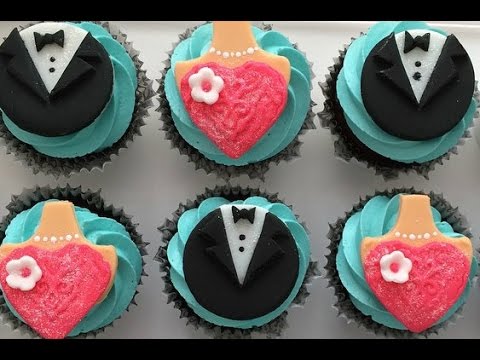  Formal  Wear  Cupcake Toppers  Part 1 Tuxedo Topper  YouTube