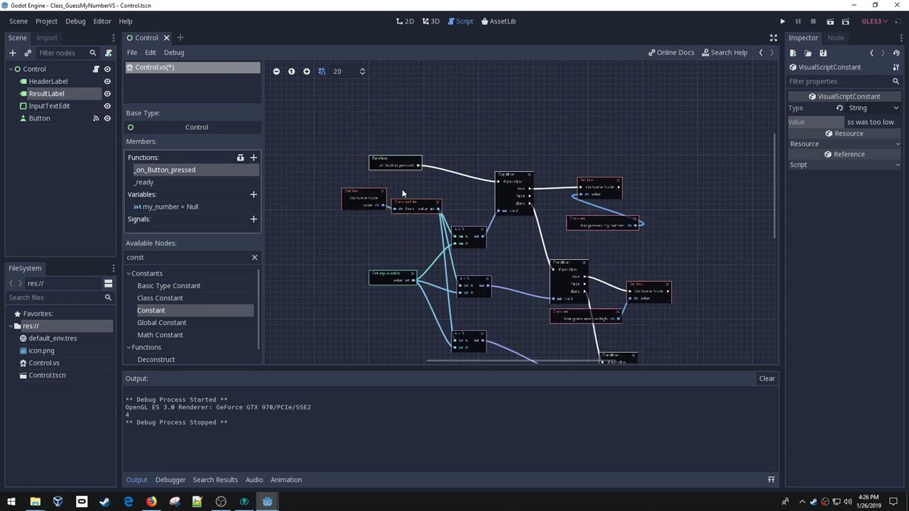 17. Learning to Program - VisualScript (GuessMyNumber) - YouTube