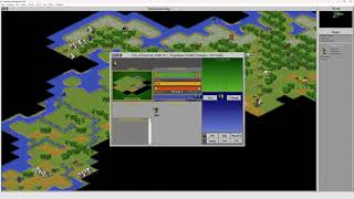 Sid Meier's Civilization II - Babylonian Empire - World Map - Gameplay - No Commentary