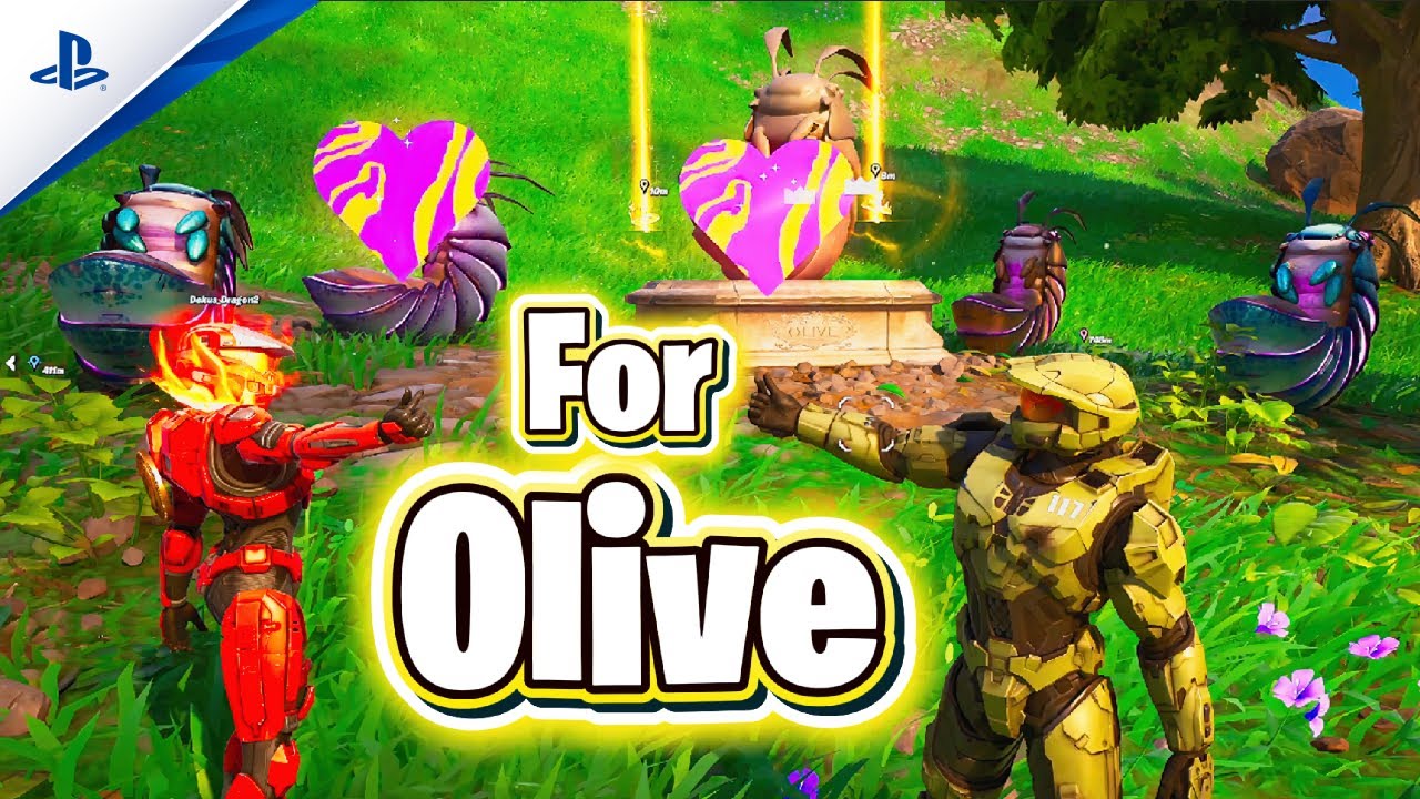 Fortnite’s Most Wholesome Tribute 💚 (Olive Memorial Visit)