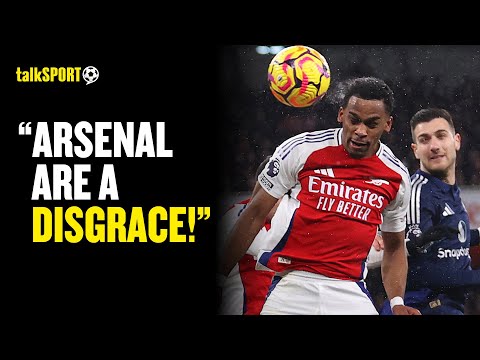 Theyre A SET-PIECE Team! Man United Fan HITS OUT At Arsenal For ONLY Scoring Corners!