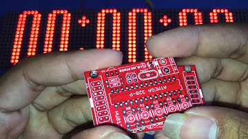 Counter Up / Stopwatch / Timer Arduino P10 2 Panel