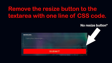 Resize vertically, horizontally or remove the resize button from textarea with one line of CSS code