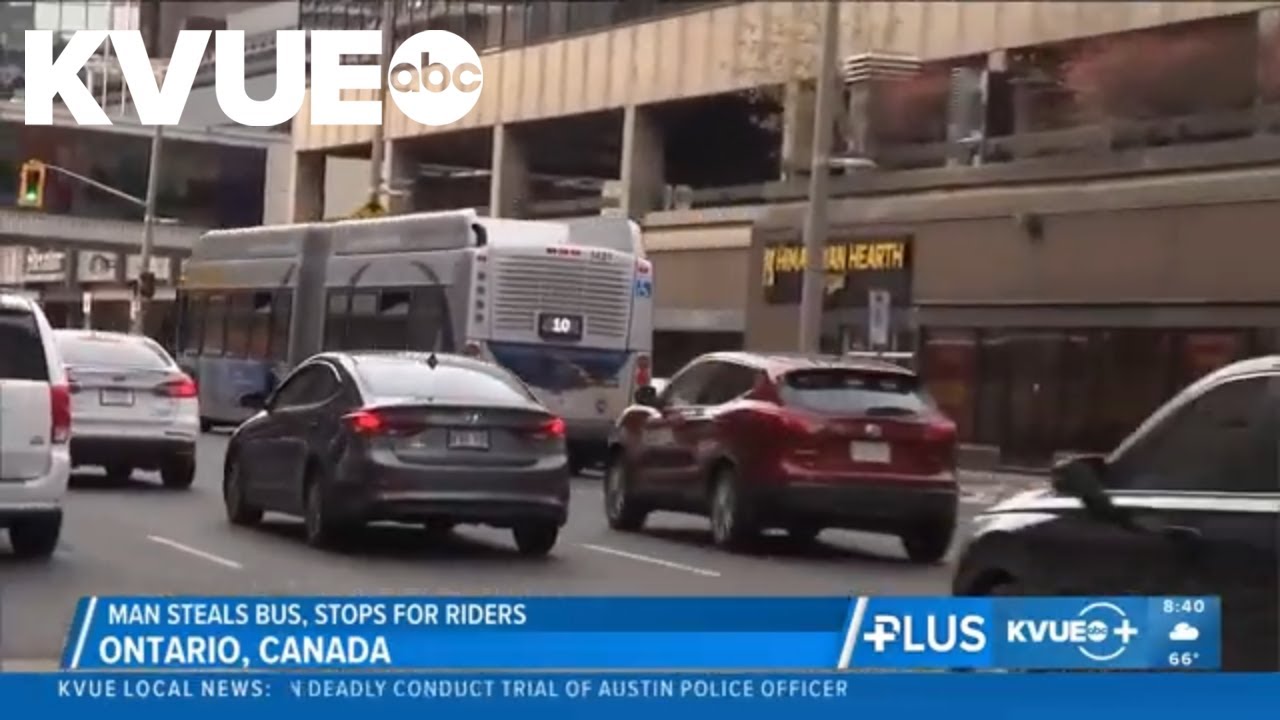 Man facing charges after allegedly stealing bus in Ontario
