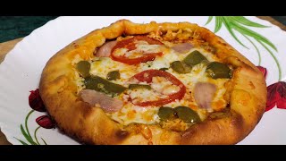 Cheese Burst Pizza - how to make dominos cheese burst pizza - multi guru