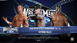 WWE 2K24 - Randy Orton vs. John Cena vs. Rey Mysterio - Extreme Rules Triple Threat WWE  US Title