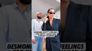 Desmond Scott’s feelings for Kristy Sarah had already changed. -2#shorts#celebrity#kristysarah