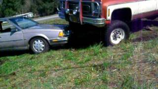 Suburban Car Crushing