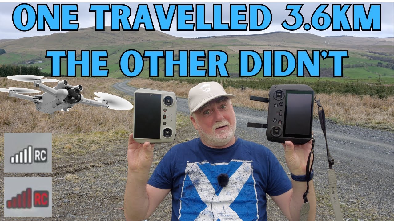 DJI RC Vs DJI RC Pro Range Test comparison flying DJI Mini 3 Pro - YouTube